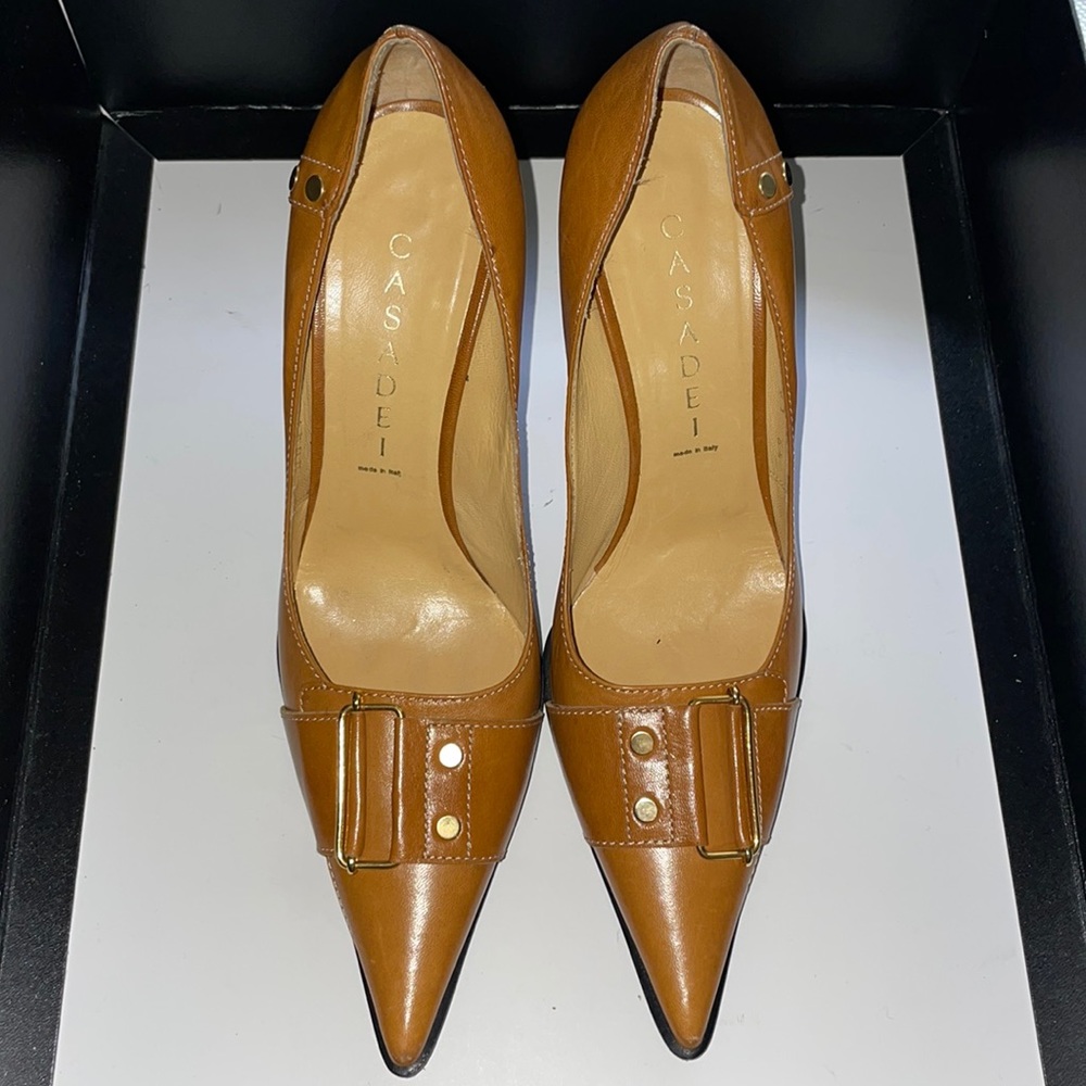 Casadei Heels in gorgeous tan color